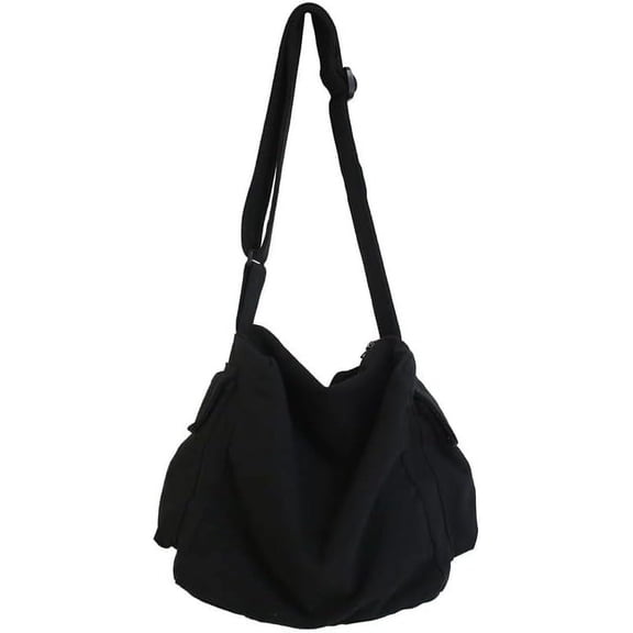 Kukuzhu Grunge Harajuku Causal Tote Bag Punk Crossbody Bag Japanese Emo Hobo Bag Hippie Causal Vintage Shoulder Bag (Brown,One size)