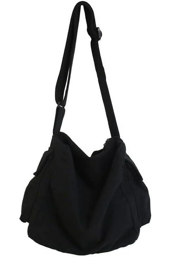 Grunge Harajuku Causal Tote Bag Punk Crossbody Bag Japanese Emo Hobo Bag Hippie Causal Vintage Shoulder Bag (Brown,One size)