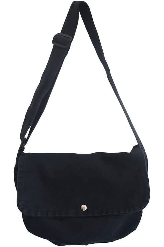 Grunge Y2K Crossbody Bag Japanese Messenger Bag Harajuku Gothic Purse Hippie Alt Preppy Stuff (Brown,Medium)