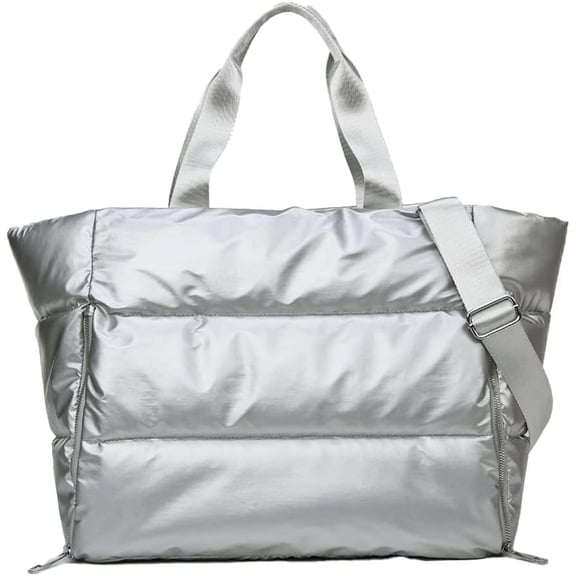 Kukuzhu Gym Bag for Women,Travel Tote Bags Waterproof Puffer Gym Bag Duffle Bag for Yoga Sports Vacation 2023
