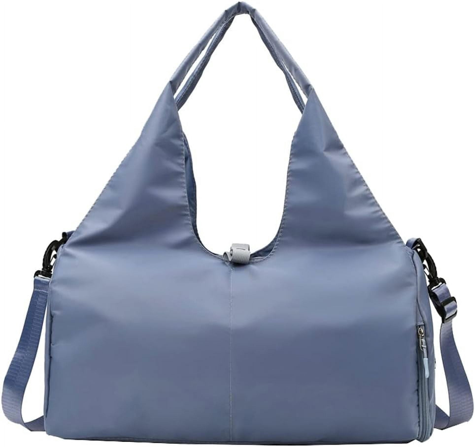 Kukuzhu Gym Bag for Women with Shoe Compartment,Waterproof Gym Tote Corssbody Bag Sports Travel Duffle Bag for Vacation Yoga 2023