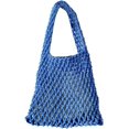 thumbnail image 1 of Kukuzhu Handwoven Hobo Bag for Women Bucket Bag Cotton Rope Crochet Totes Hollow String Handbags Summer Beach Purses, 1 of 3