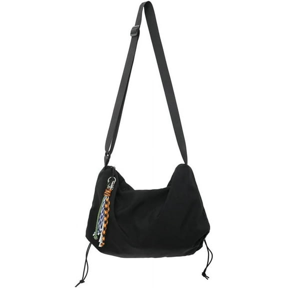 Kukuzhu Hobo Bag Women Chic Tote Bag Stylish Students Casual Nylon Soft Shoulder Bag