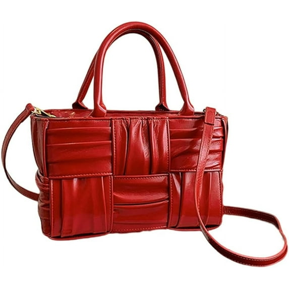 Kukuzhu Hobo Bag Women PU Leather Tote Bag Chic Fashion Top Handle Bag Large Crossbody Shoulder Bag