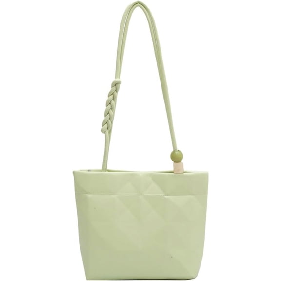 Kukuzhu Hobo Bag Women's PU Leather Shoulder Crossbody Bag Bucket Purse Handbag Large Totes Pleated Top Handle Bag