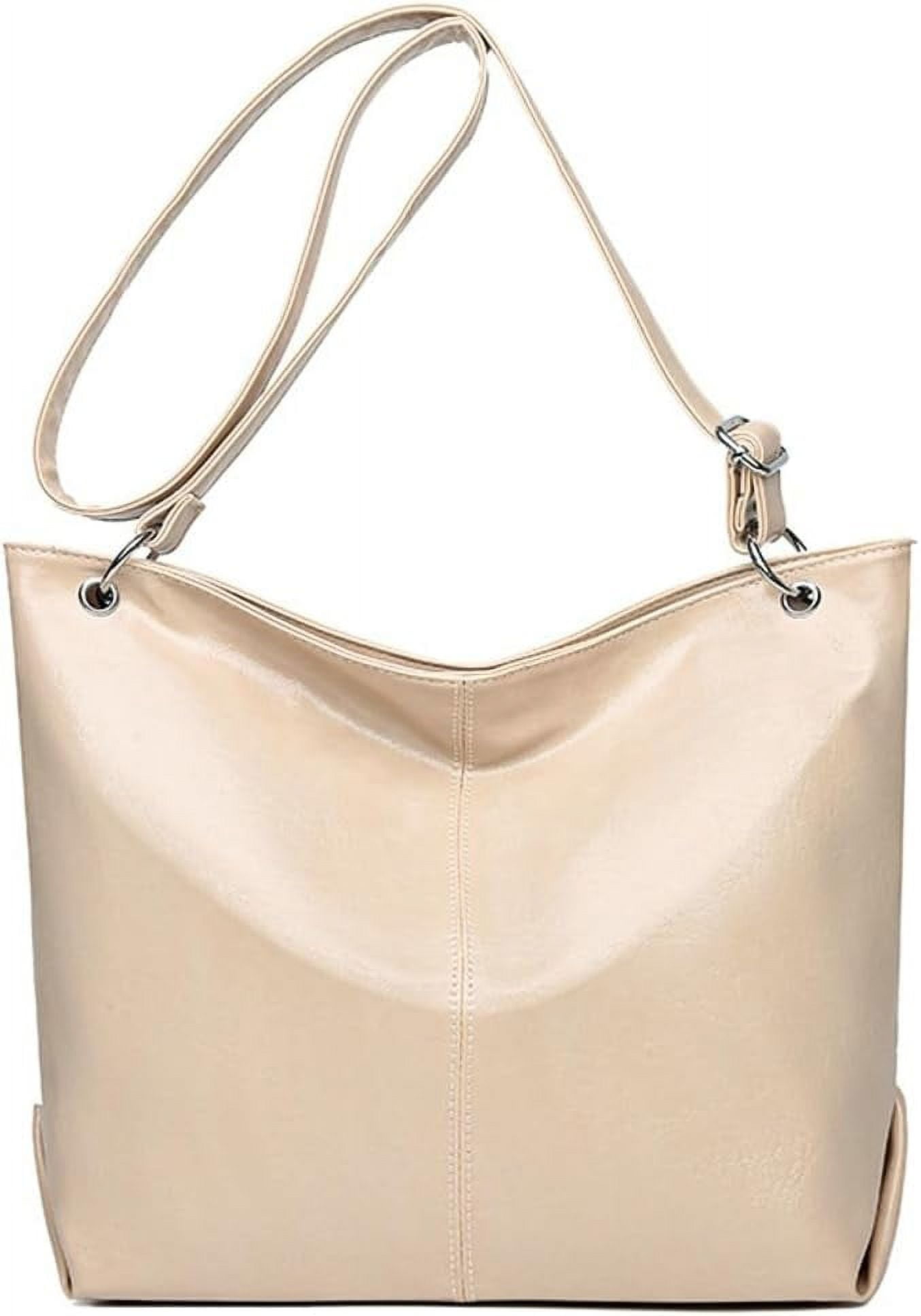 Kukuzhu Women Hobo Bag PU Leather Shouder Bag Large Handbag Totes Fashion Top Handle Purse with
