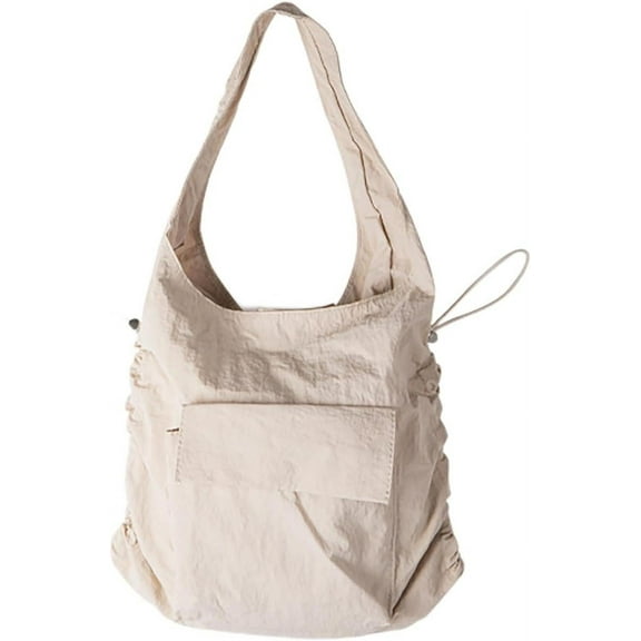 Kukuzhu Hobo Bag for Women Lightweight Shoulder Bag Fashion Armpit Purse Totes Handbag Top Handle Bag with Drawstring