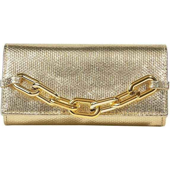 Kukuzhu Hobo Bag for Women PU Leather Crossbody Shoulder Bag Evening Handbag Sparkling Purses Totes with Chain