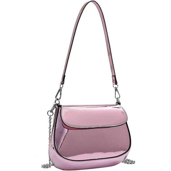 Kukuzhu Hobo Bag for Women PU Leather Crossbody Shoulder Bag Fashion Handbag Purse Totes Top Handle Bag with Chain