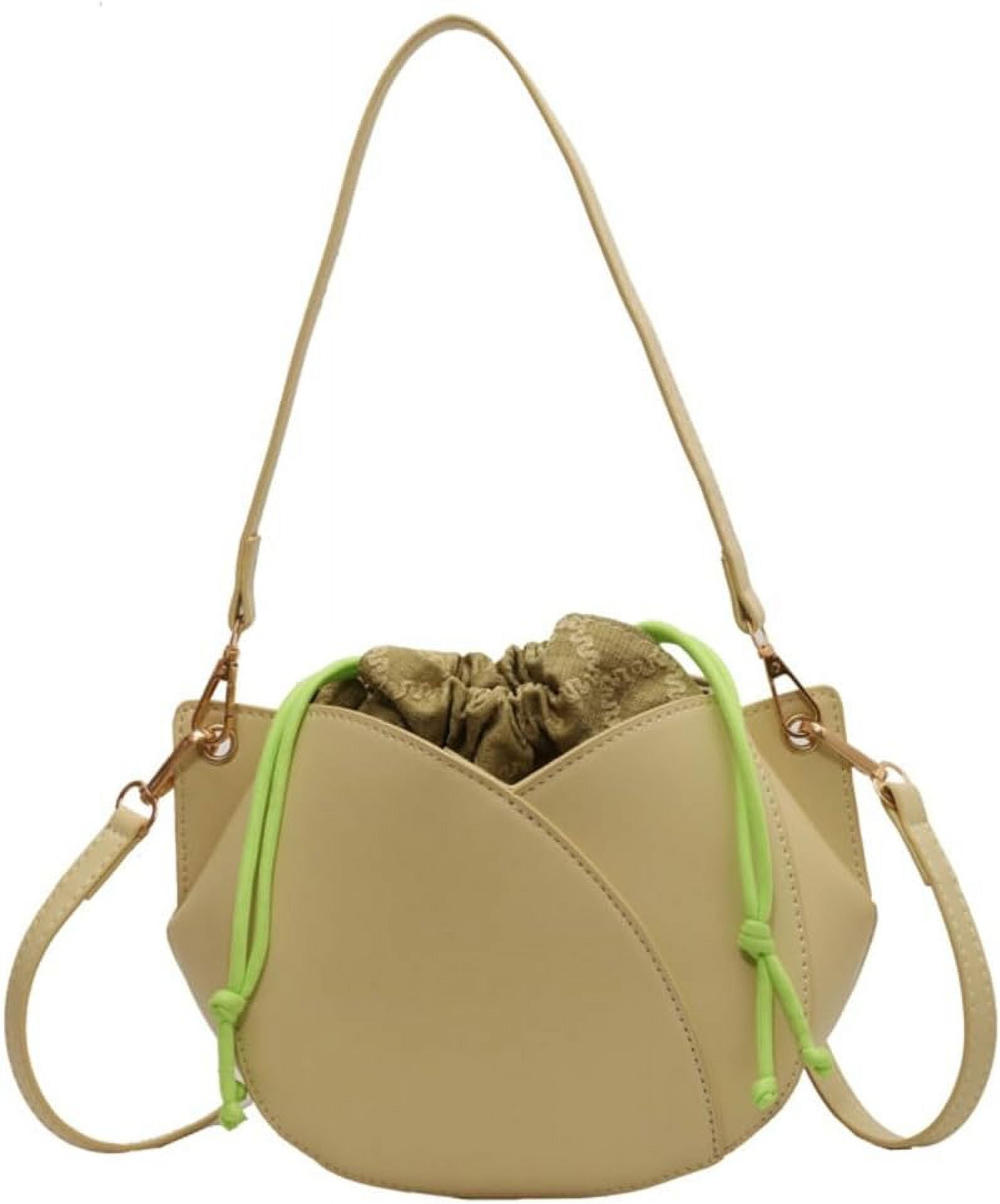 ★ Leey★ CHAIN SHOULDER BAG KHAKI P0000ELR LinYooLi Small Canvas Crossbody Bag for Women Men Y2k Hobo