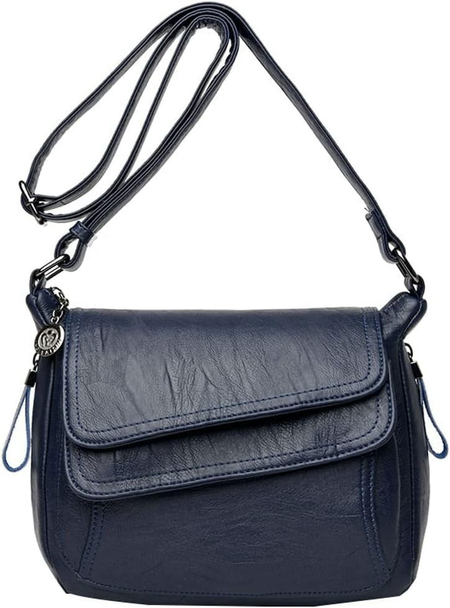 Kukuzhu Hobo Bag for Women PU Leather Shoulder Crossbody Bag Soft Small Totes Handbag Multifunction Purse Satchels