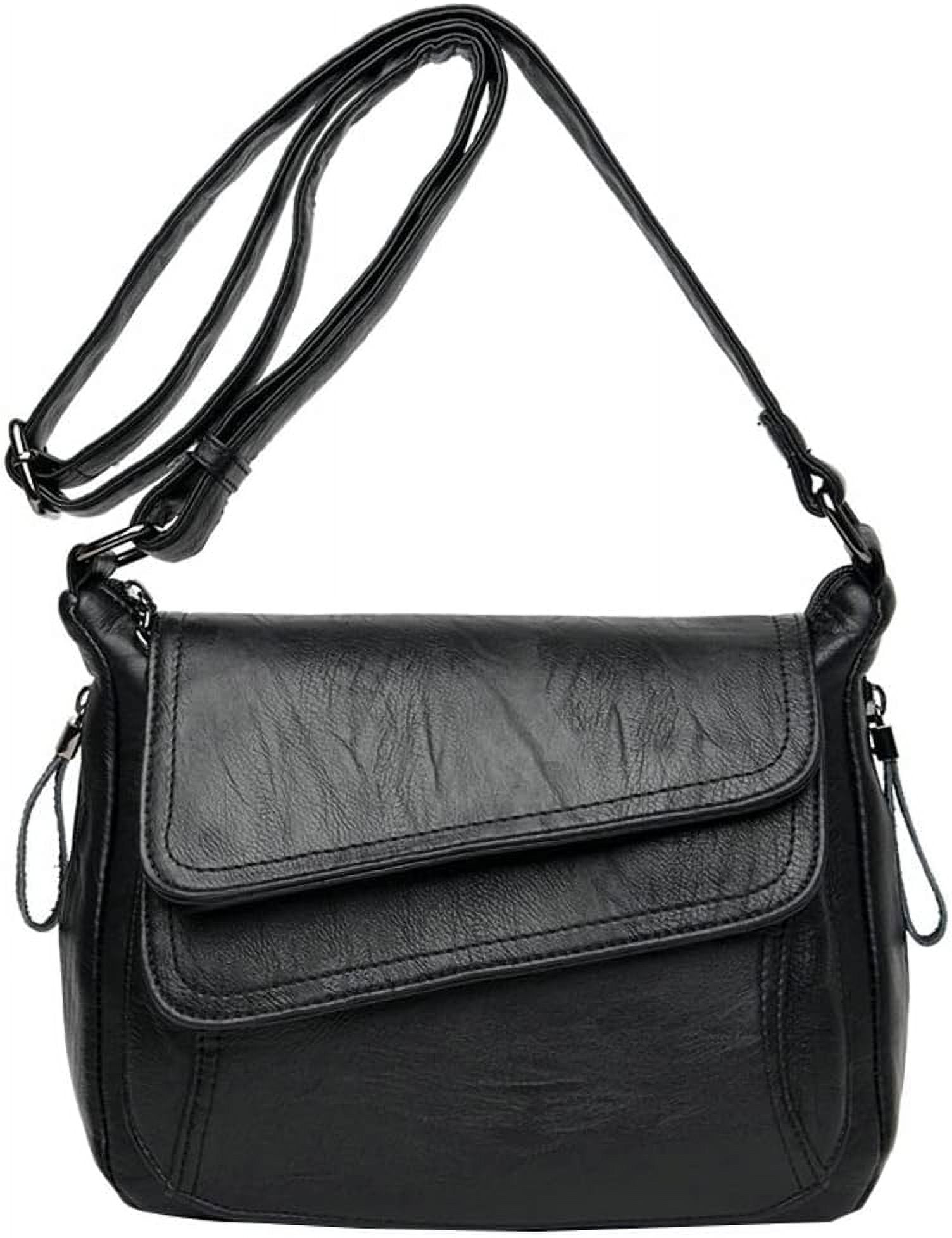 Kukuzhu Hobo Bag for Women PU Leather Shoulder Crossbody Bag Soft Small Totes Handbag Multifunction Purse Satchels