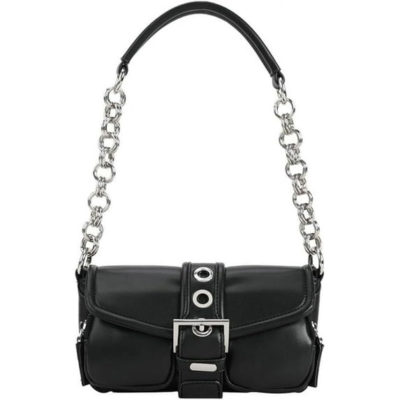 Kukuzhu Hobo Bag for Women Small Shoulder Bag Y2K Handbag Trendy Clutch Purse Zipper Closure Tote Handbags