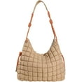 thumbnail image 1 of Kukuzhu Hobo Bags for Women Puffer Down Padding Shouder Bag Soft Large Tote Bag, 1 of 5