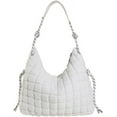 thumbnail image 1 of Kukuzhu Hobo Bags for Women Puffer Down Padding Shouder Bag Soft Large Tote Bag, 1 of 5
