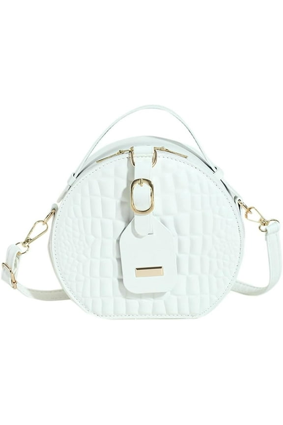 Hobo Bags for Women Round Tote Bag Leather Crossbody Bag Casual Chic Top Handle Purse