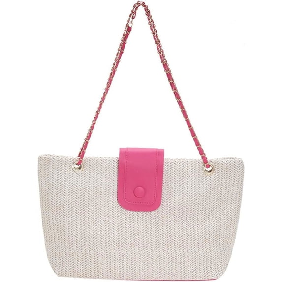 Kukuzhu Hobo Purse for Women Straw Shoulder Handbags Fashion Summer Straw Purses and Handbags Summer