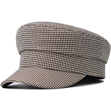 Karen Keith Greek Fisherman Cap - Adjustable Faux Leather Brim Hat For Men & Women
