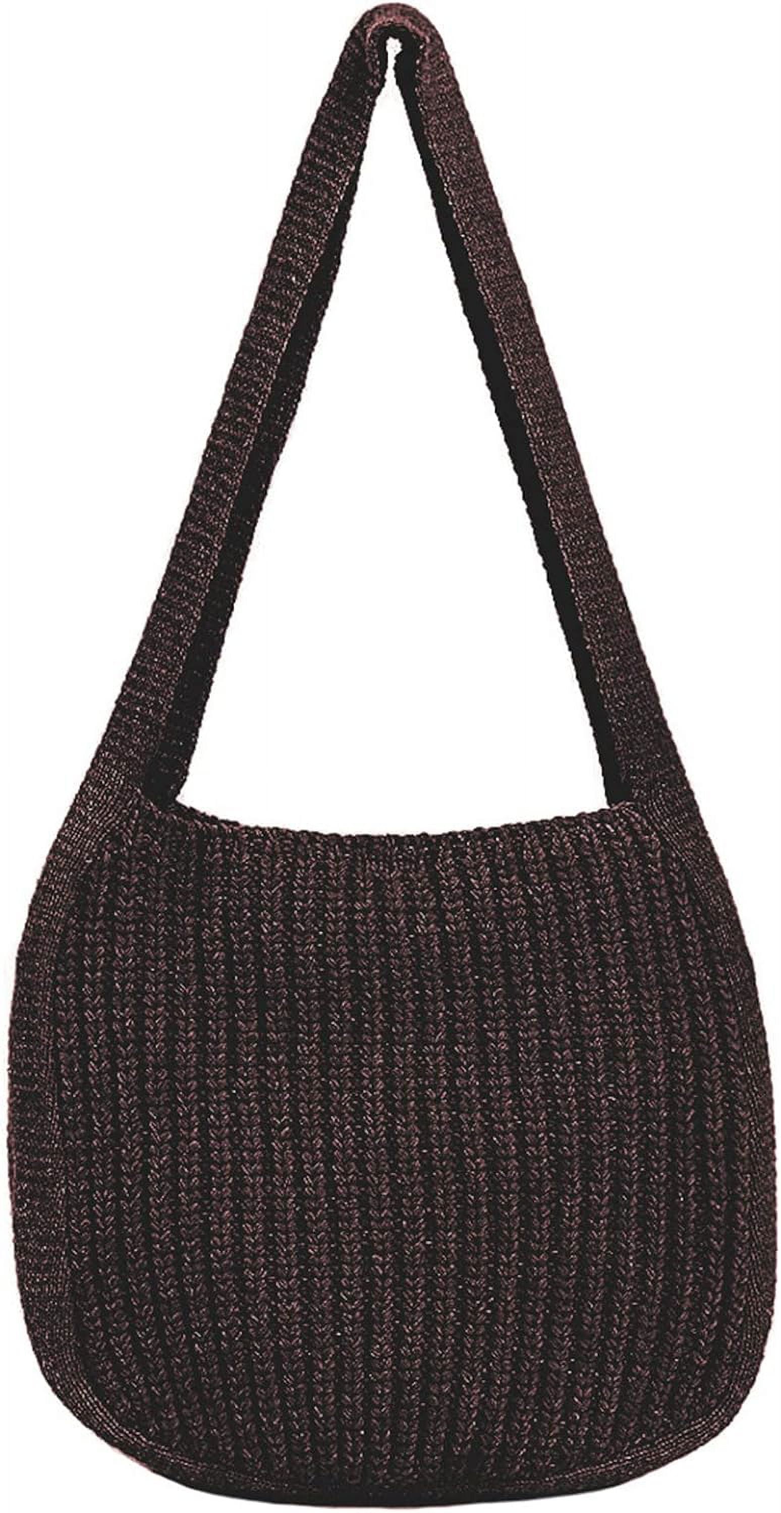 Kukuzhu Large Crochet Tote Bag for Women Casual Hobo Bag Shoulder Bag Retro Knitted Purses Handbag Beach Travel Tote Bag