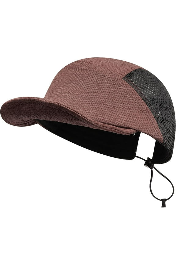 Men Quick Dry Baseball Cap 5 Panel Hat Lightweight Trucker Mesh Hats Workout Dad Hat Running Outdoor Sports Cap