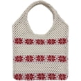 thumbnail image 1 of Kukuzhu Mesh Tote Bag for Women Large Hobo Bag Shoulder Bag Handmade Knitted Tote Bag Cute Purses Summer Handbag Beach Bag, 1 of 3