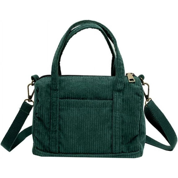 Kukuzhu Mini Corduroy Crossbody Bag Phone Purse Small Corduroy Hobo Bag Tote Bag Casual Shoulder Handbag for Women