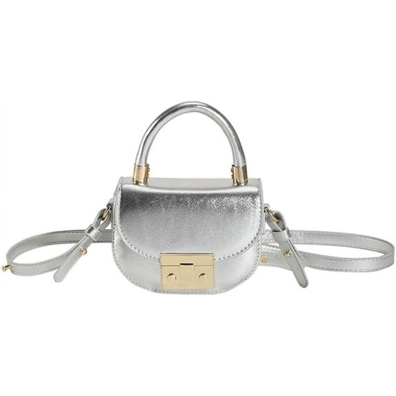 Kukuzhu Mini Hobo Bag Tote Bag Women Shiny Elegant Chic Casual Crossbody Bag