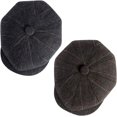 thumbnail image 1 of Kukuzhu Newsboy Cap for Men, Irish Newsies Hat Classic 8 Panel Wool Blend for Old Man Cabbie Driving, 1 of 6