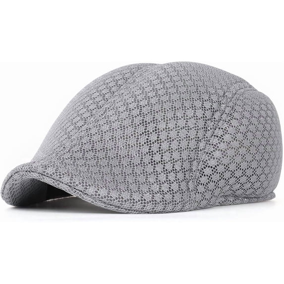 Summer Olouring In Kukuzhu Newsboy Hats for Men Beret Solid Color Hollow Breathable Cap ...