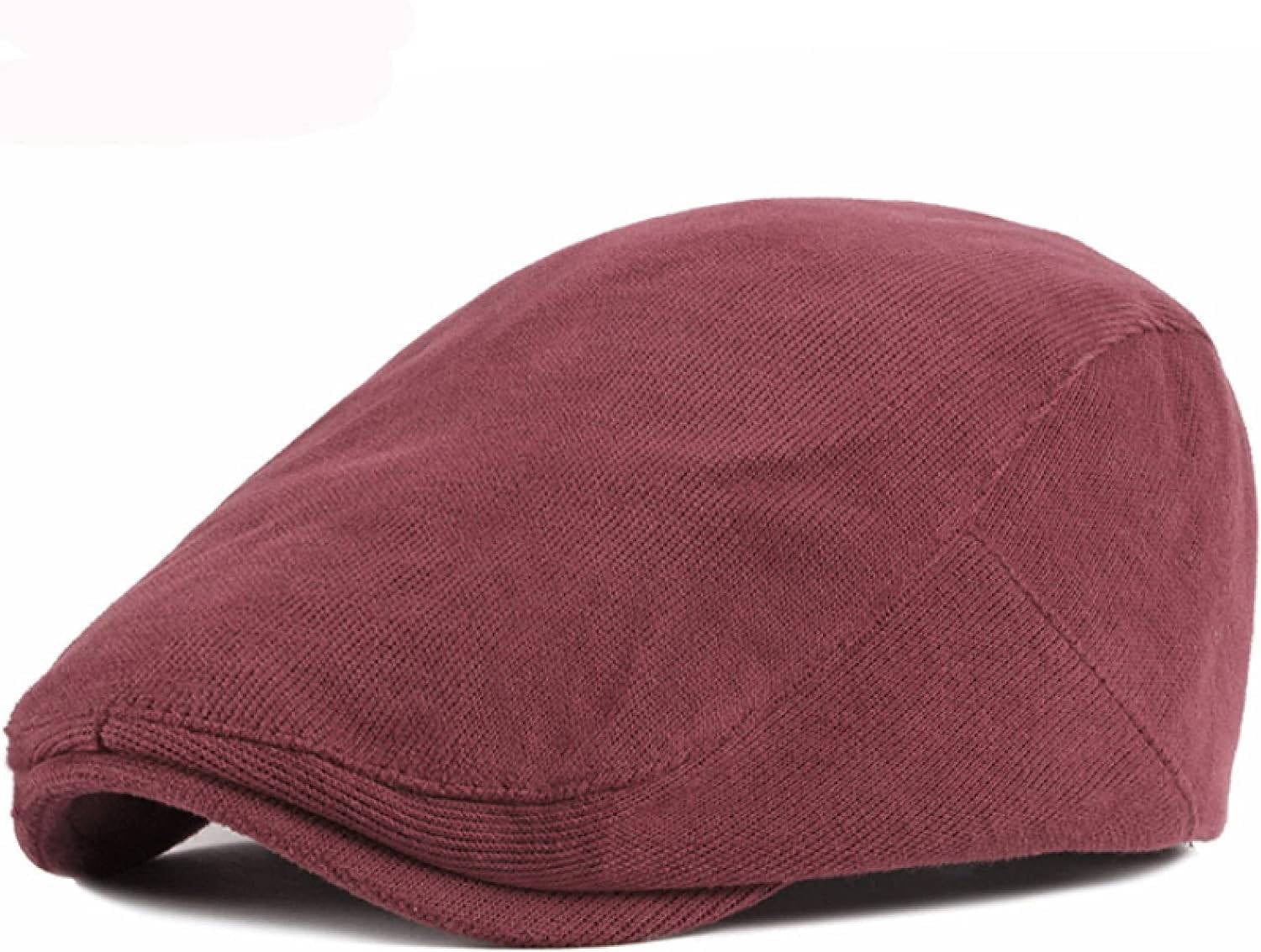 Kukuzhu Newsboy Hats for Men Berets Candy Colors Ivy Newsboy Flat Cap ...