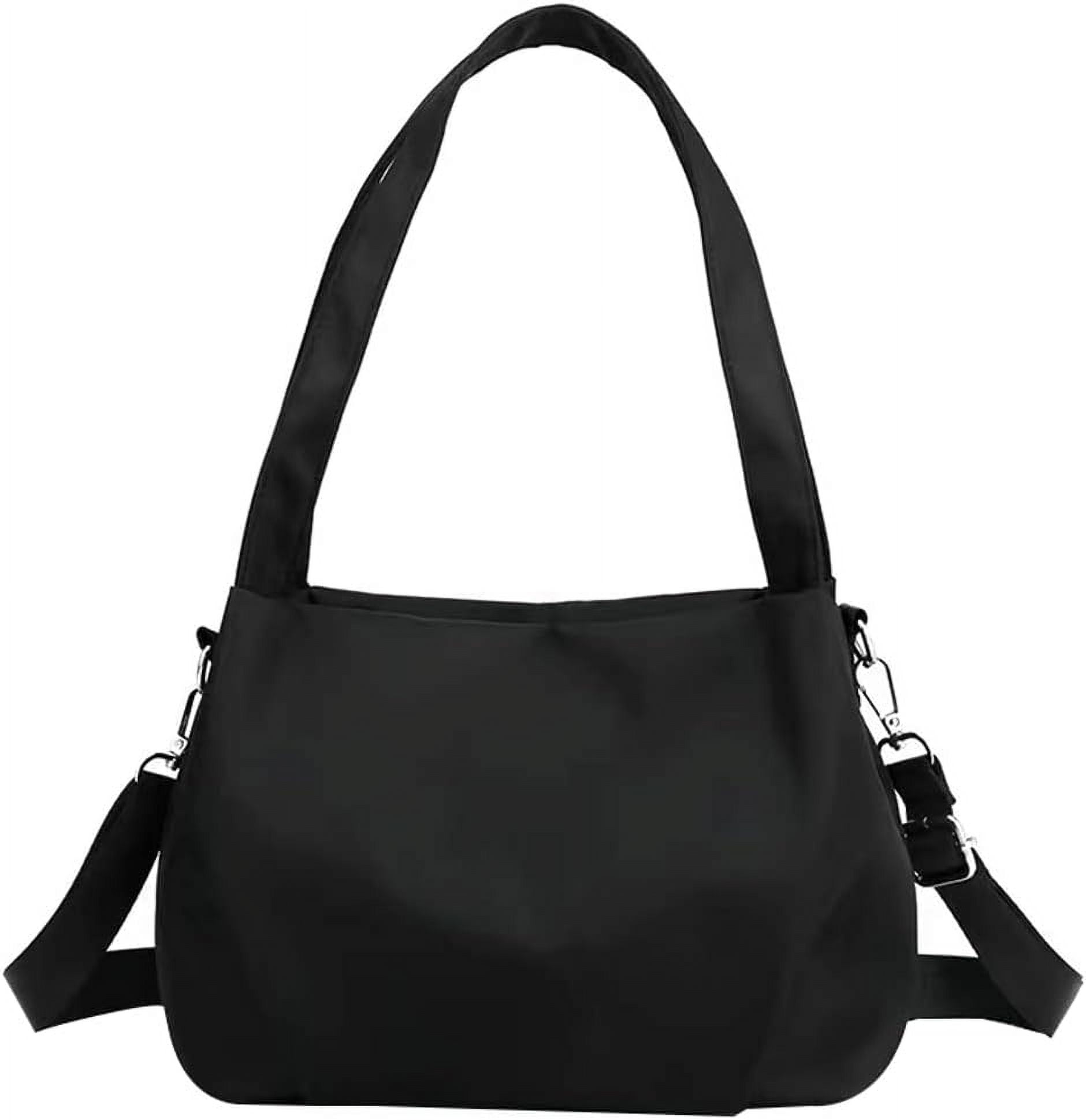 Kukuzhu Nylon Hobo Bag for Women Shoulder Crossbody Bag Large Totes Lightweight Handbag Purse Top Handle Bag