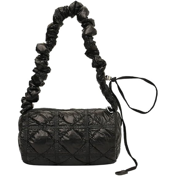 Kukuzhu Puffer Bag for Women Quilted Hobo Tote Bubble Bag Puffer Handbag Puffy Bucket Bag for Party Gift 2023