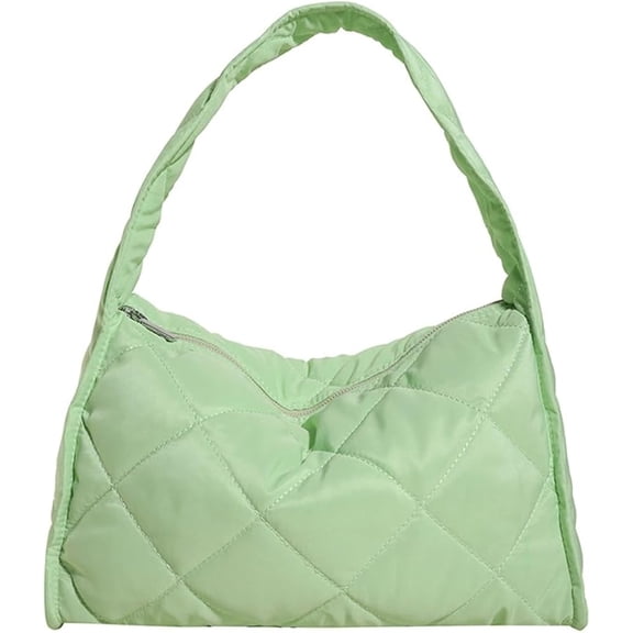 Kukuzhu Puffer Bag for Women Quilted Hobo Tote Puffer Handbag Puffy Bag Small Tote for Party Gift 2023