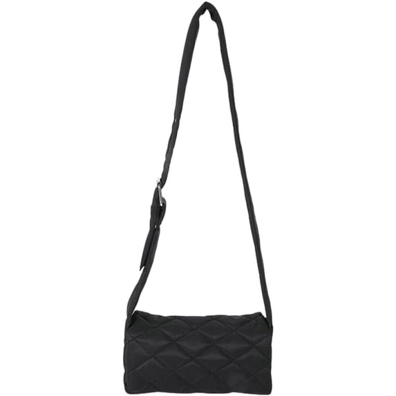 Kukuzhu Puffer Shoulder Bag Women Padded Handbags Nylon Lightweight Quilted Puffy Crossbody Hobo Bag Purse 2023