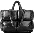 thumbnail image 1 of Kukuzhu Puffer Tote Bag, Large Puffy Bags for Women Light Winter Down Cotton Padded Quilted Tote Bag Shoulder Handbag Purse, 1 of 4