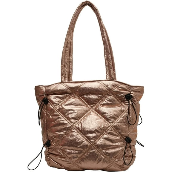 Kukuzhu Puffer Tote Bag, Soft Lightweight Trendy Quilted Tote Bag for Women Designer Cloud Pleated Shoulder Bag
