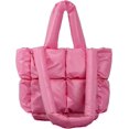 thumbnail image 1 of Kukuzhu Puffer Tote Bag, Soft Puffy Bags for Women Light Down Cotton Padded Quilted Tote Bag Quilted Carryall Purse, 1 of 6