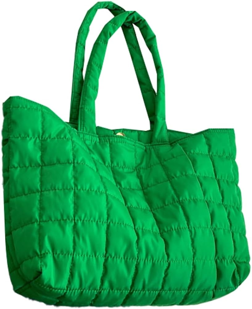 Puffer Tote Bag For Women - Soft Fluffy Quilted Shoulder Bag, Large Capacity Handbag, Down Cotton Padded Purse - View #7