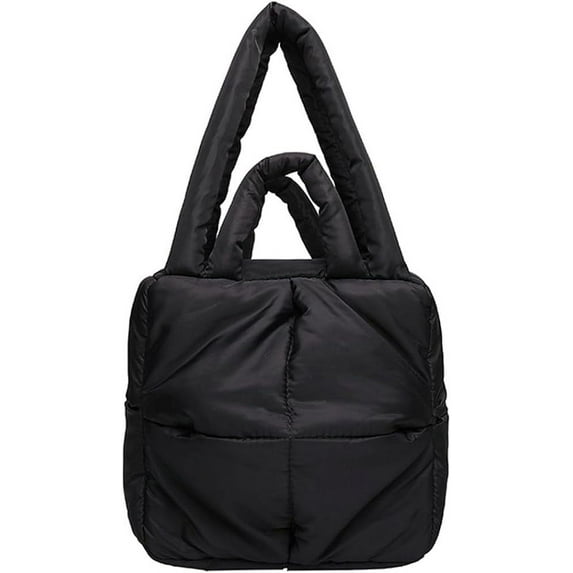 Kukuzhu Puffer Tote Bag for Women Quilted Lightweight Hobo Crossbody Shoulder Bag Soft Padded Shoulder Handbag Purse 2023
