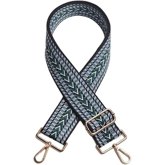 Kukuzhu Purse Strap Replacement Crossbody Jacquard Handbag Wide Shoulder Strap Adjustable Handbag Strap Replacement Belts