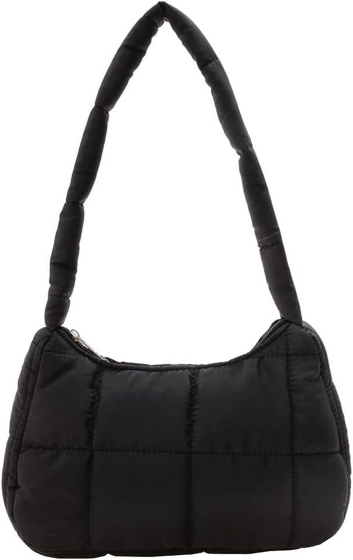 PAD PUFFER BAG 29 IN PLUM PURPLE COWHIDE LEATHER