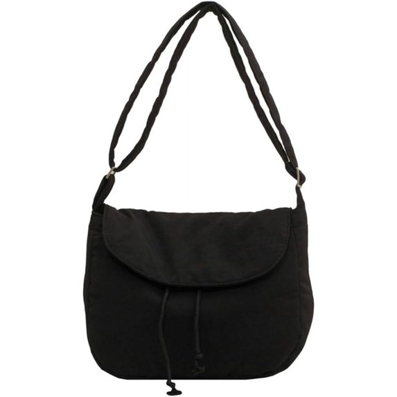 Kukuzhu Quilted Shoulder Tote Bag Women Padding Cotton Down Message Bag Casual Fashion Shoulder Bag Purse