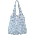 thumbnail image 1 of Kukuzhu Quilted Tote Bag Puffer Hobo Bag Bubble Tote Purse Cute Aesthetic Puffy Shoulder Bag Cloud Hobo Handbag, 1 of 6