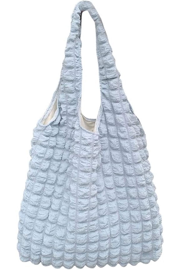 Quilted Tote Bag Puffer Hobo Bag Bubble Tote Purse Cute Aesthetic Puffy Shoulder Bag Cloud Hobo Handbag