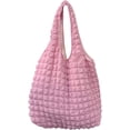 thumbnail image 1 of Kukuzhu Quilted Tote Bag Puffer Hobo Bag Bubble Tote Purse Cute Aesthetic Puffy Shoulder Bag Cloud Hobo Handbag, 1 of 6