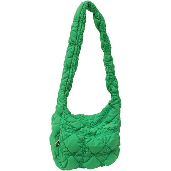 Kukuzhu Quilted Tote Bag for Women Small Puffer Bag Quilted Bag Lightweight Puffy Tote Bag Cloud Quilted Shoulder Bag