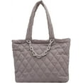 thumbnail image 1 of Kukuzhu Quilted Tote Bag for Women Trendy Purses Puffer Tote Bag Women Aesthetic Tote Bag Puffy Bag Quilted Bags, 1 of 7