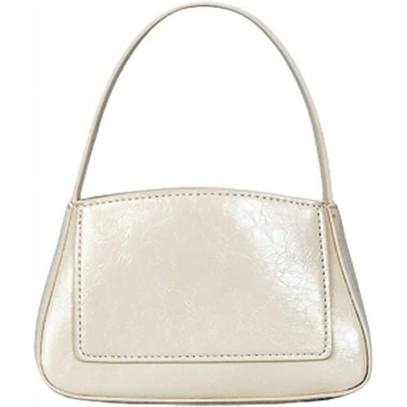 Kukuzhu Retro Classic Clutch Purses Shoulder Bag Leather Top Handle Tote Handbag with Chain Zipper Crossbody Bag for Women