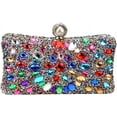 thumbnail image 1 of Kukuzhu Rhinestone Evening Bags Women Fashion Wedding Party Evening Clutch Purse Chain Shoulder Bag, 1 of 6