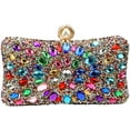 thumbnail image 1 of Kukuzhu Rhinestone Evening Bags Women Fashion Wedding Party Evening Clutch Purse Chain Shoulder Bag, 1 of 6